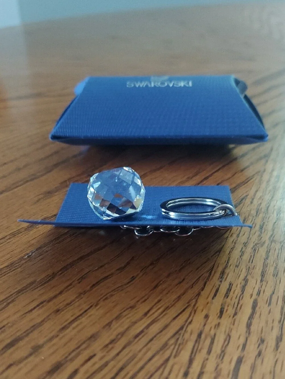 Rare! Swarovski Globe Czech Republic Crystal Keyring - New!